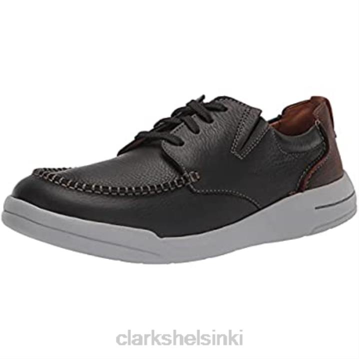 musta nahkainen clarks miesten driftway-matala venekenkä Clarks miehet 2DHN2080 musta nahka