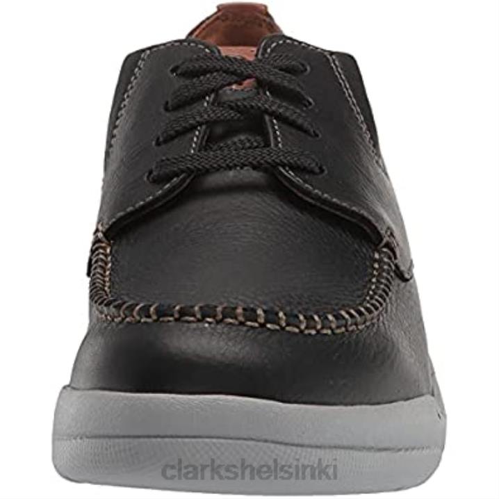 musta nahkainen clarks miesten driftway-matala venekenkä Clarks miehet 2DHN2080 musta nahka
