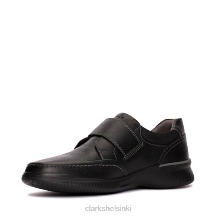 musta sileä clarks donaway hihna musta sileä Clarks miehet 2DHN5443 musta sileä