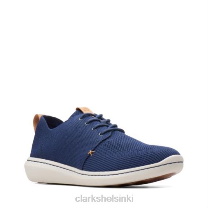 navy clarks step urban mix Clarks miehet 2DHN4432 laivasto