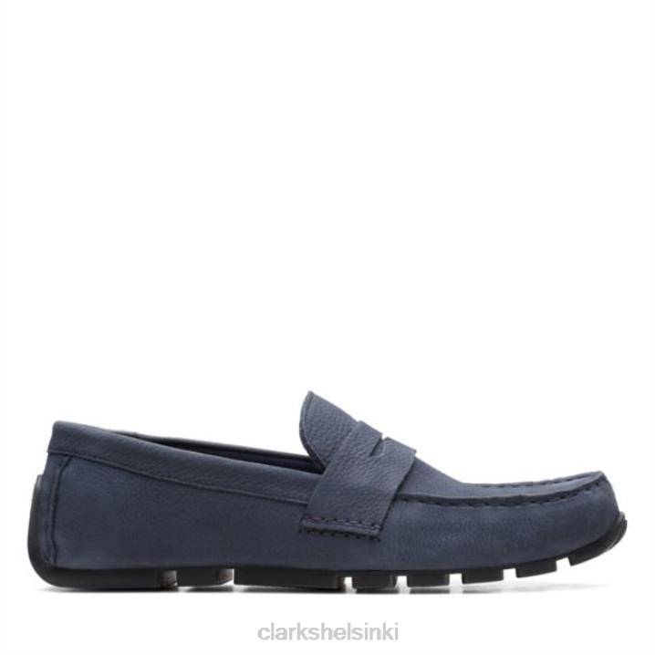 navy nubuck oswick bar navy nubuck clarks Clarks miehet 2DHN5644 laivaston nubukki