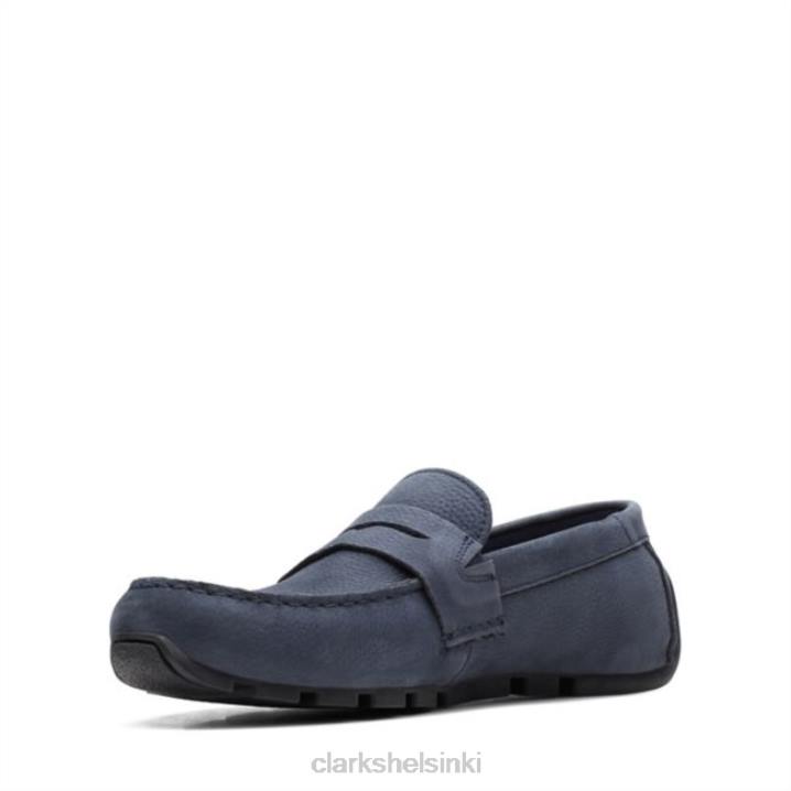 navy nubuck oswick bar navy nubuck clarks Clarks miehet 2DHN5644 laivaston nubukki