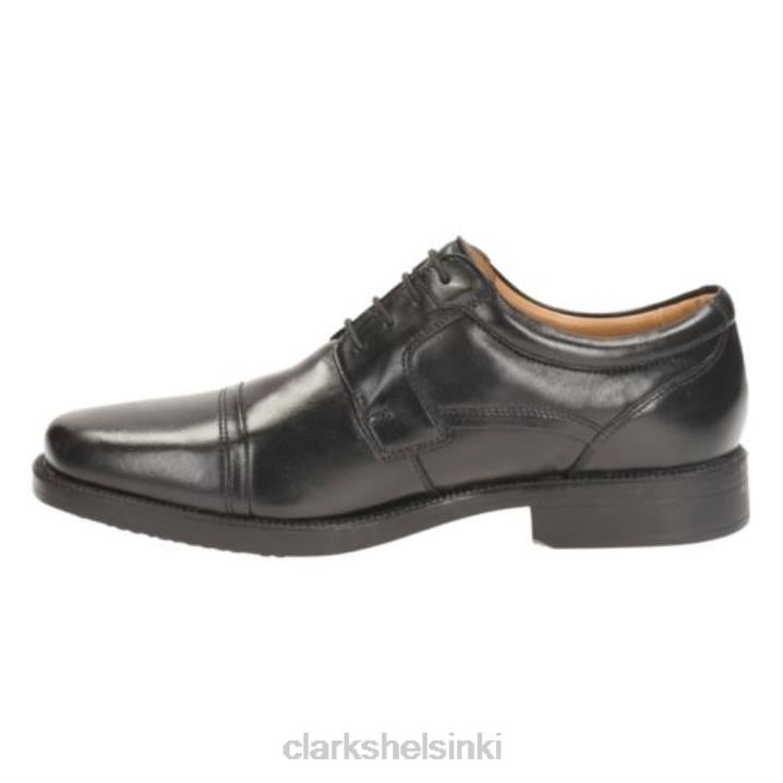 raekaps clarks mustaa nahkaa Clarks miehet 2DHN4527 musta nahka
