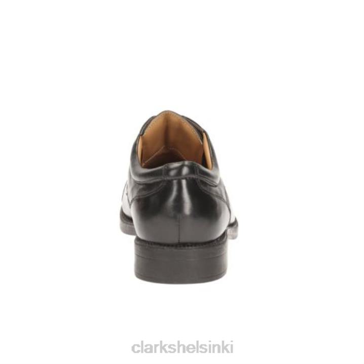 raekaps clarks mustaa nahkaa Clarks miehet 2DHN4527 musta nahka
