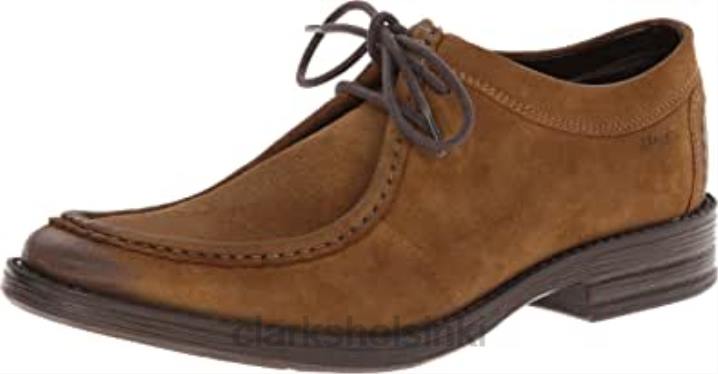 ruskea nahka clarks miesten delsrise Clarks miehet 2DHN2608 ruskea nahka