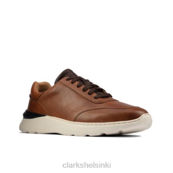 sprint lite pitsi clarks tan nahkaa Clarks miehet 2DHN4533 ruskea nahka