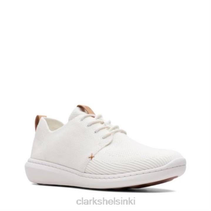 step urban mix clarks white Clarks miehet 2DHN4437 valkoinen