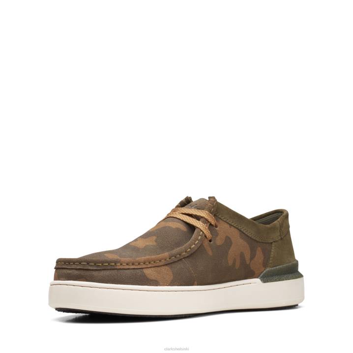 tumma oliivi combi clarks court lite wally Clarks miehet 2DHN3520 tumma oliivin yhdistelmä