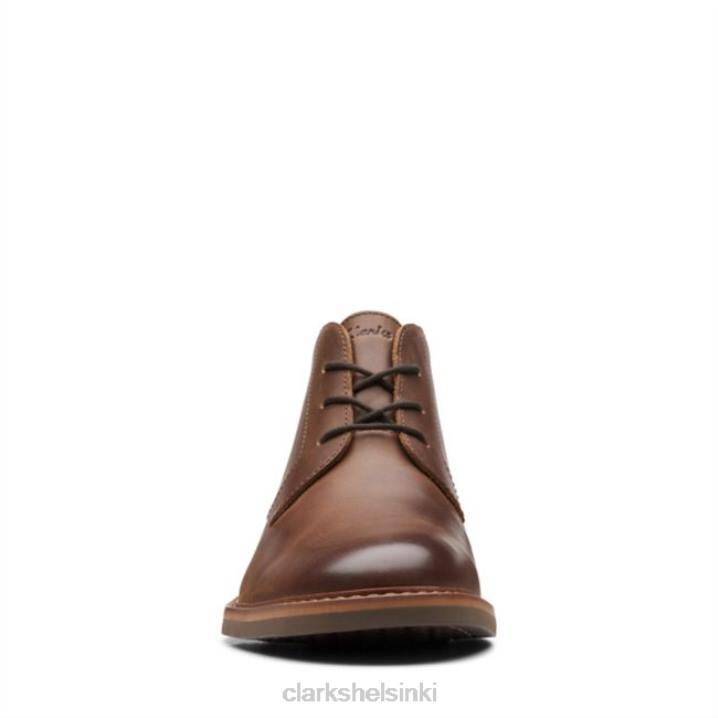 tumma rusketus nahka clarks atticus lt mid dark tan nahka Clarks miehet 2DHN5627 tummanruskea nahka