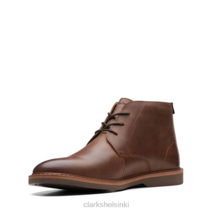 tumma rusketus nahka clarks atticus lt mid dark tan nahka Clarks miehet 2DHN5627 tummanruskea nahka