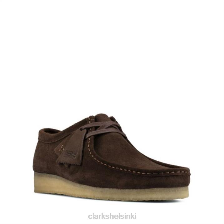 tummanruskea mokka clarks wallabee Clarks miehet 2DHN6603 tummanruskea mokka
