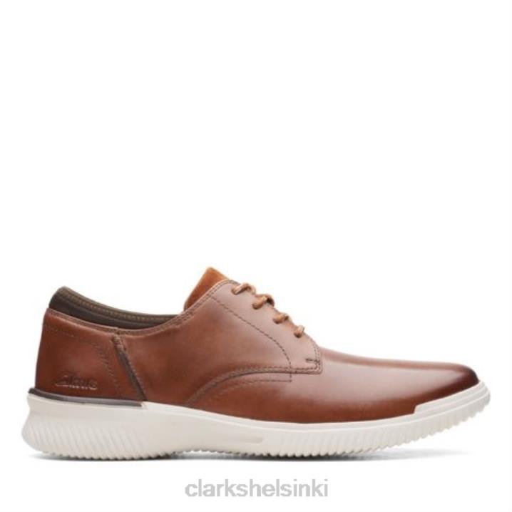 tummanruskea nahka clarks donaway pla- leveä istuvuus Clarks miehet 2DHN4451 tummanruskea nahka