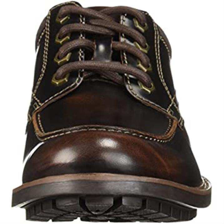 tummanruskea nahkainen clarks miesten curington walk mokasiini Clarks miehet 2DHN2288 tummanruskeaa nahkaa