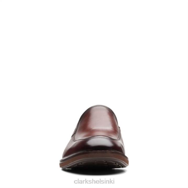 un hugh step ruskea nahka clarks ruskea nahka Clarks miehet 2DHN6671 ruskeaa nahkaa