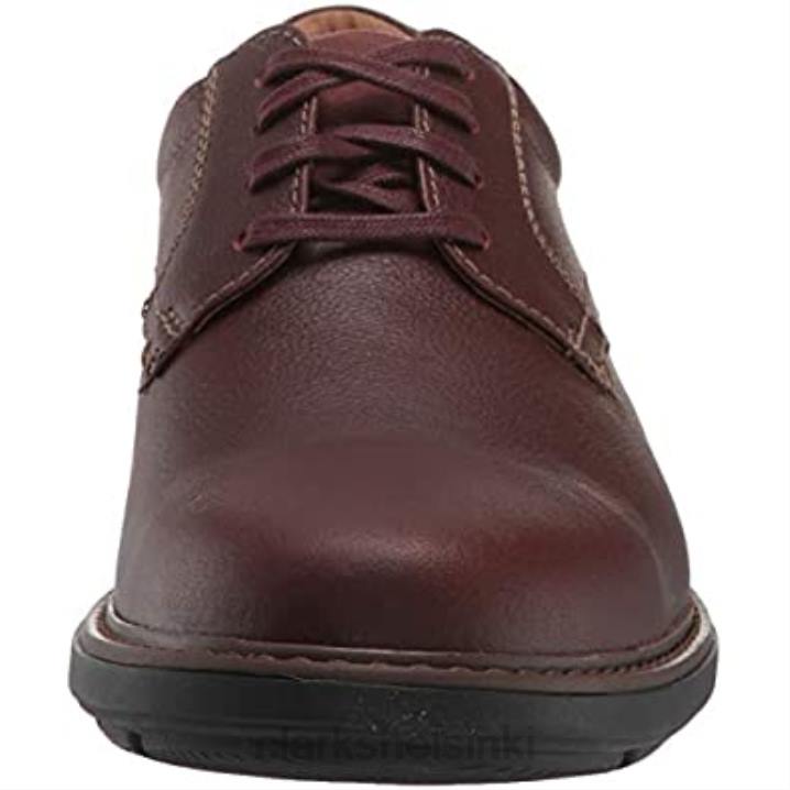 clarks mahoga ny nahkainen miesten rendell plaoxford Clarks miehet 2DHN1249