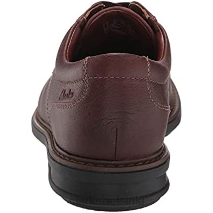 clarks mahoga ny nahkainen miesten rendell plaoxford Clarks miehet 2DHN1249