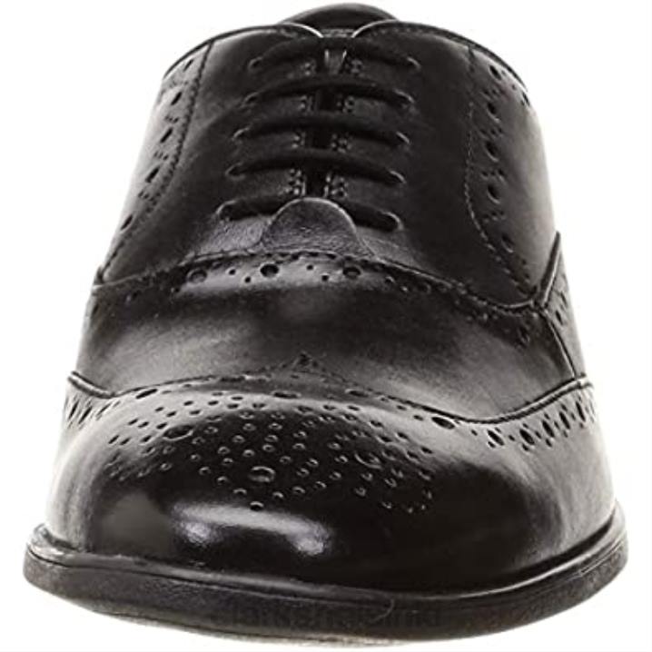 clarks miesten bampton rhodes oxford litteä musta nahka Clarks miehet 2DHN1898 musta nahka