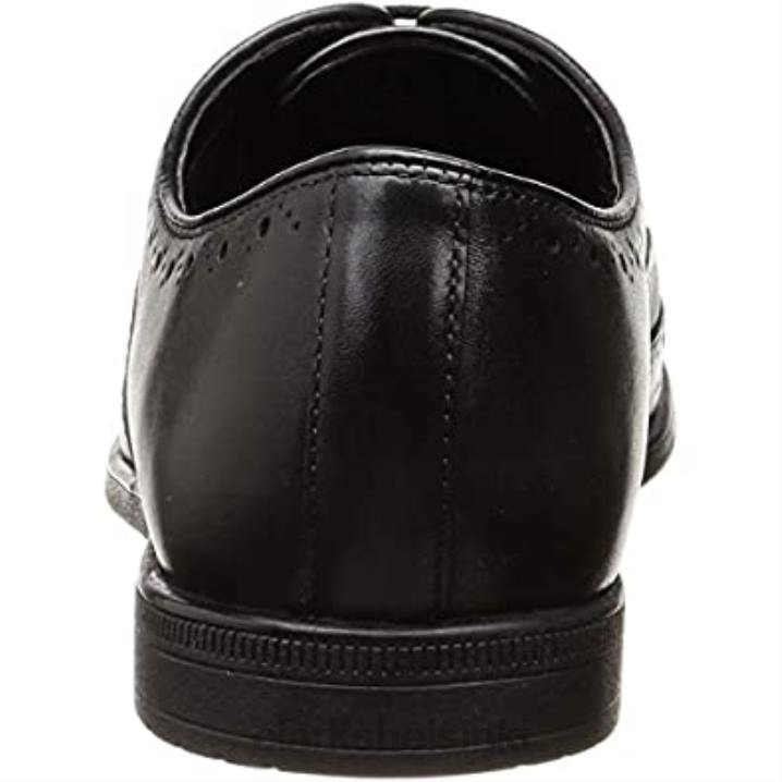 clarks miesten bampton rhodes oxford litteä musta nahka Clarks miehet 2DHN1898 musta nahka