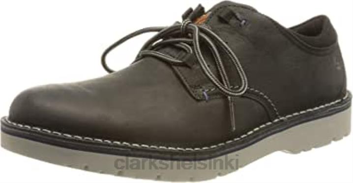 clarks miesten eastford low oxford musta nahka Clarks miehet 2DHN1402 musta nahka