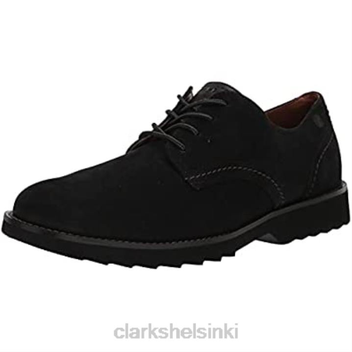 clarks miesten fallhill plaoxford musta nubukki Clarks miehet 2DHN1026 musta nubukki