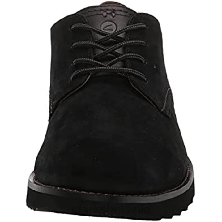 clarks miesten fallhill plaoxford musta nubukki Clarks miehet 2DHN1026 musta nubukki