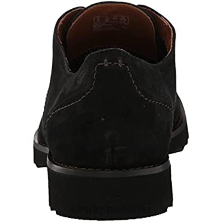 clarks miesten fallhill plaoxford musta nubukki Clarks miehet 2DHN1026 musta nubukki