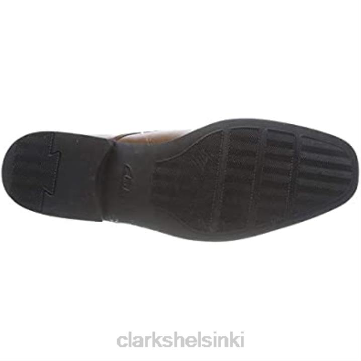 clarks miesten tilden kävellä oxford litteä ruskea tummanruskea lea Clarks miehet 2DHN1010 ruskea tummanruskea lea