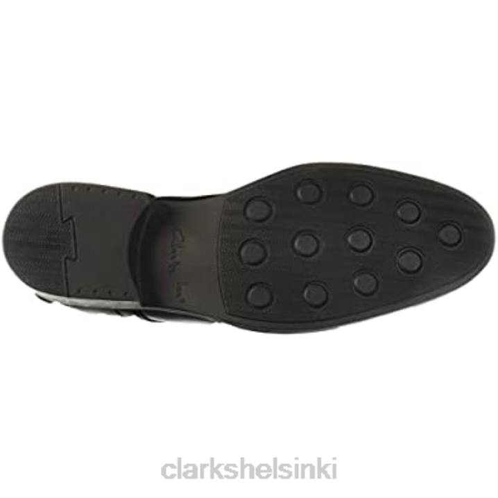 clarks musta nahkainen miesten whiddon-lippis oxford Clarks miehet 2DHN2273 musta nahka