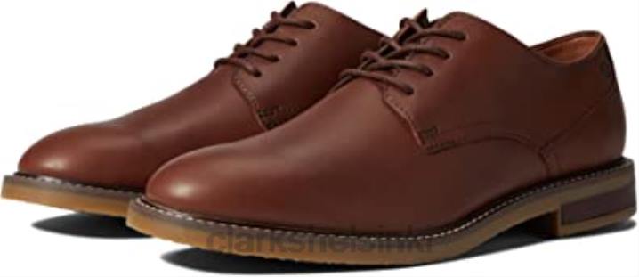 clarks tan nahka miesten jaxen low oxford Clarks miehet 2DHN2729 ruskea nahka