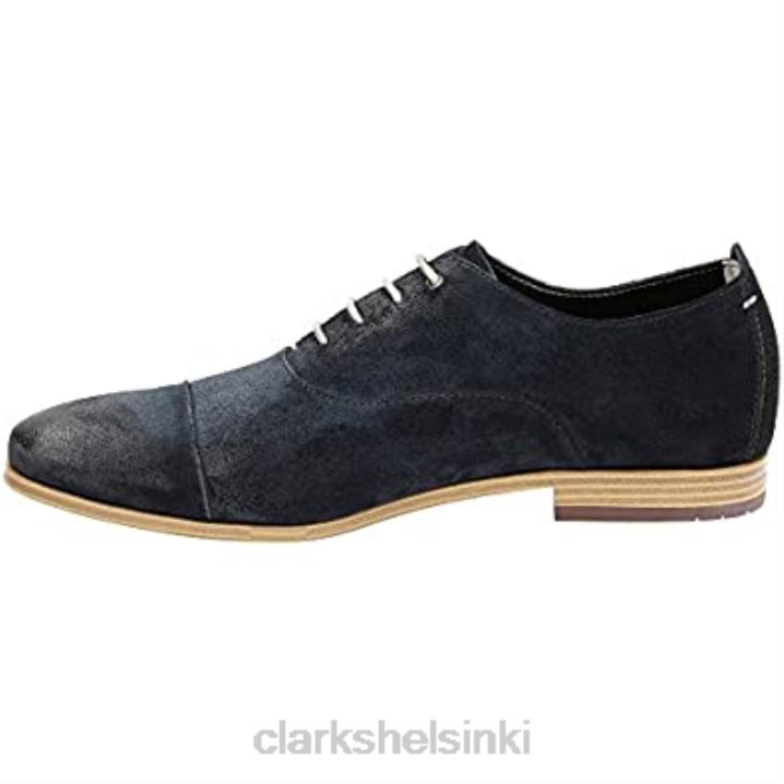clarks tummansininen miesten chinley-lippis oxford Clarks miehet 2DHN929 tummansininen