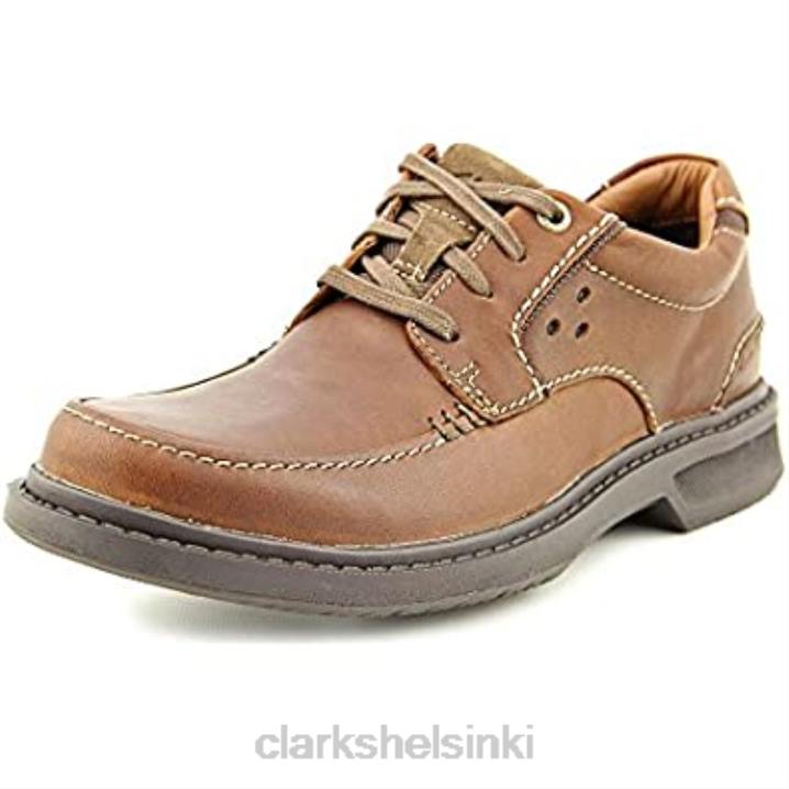 clarks wavecenter ave miesten ruskeat moc nahkaiset oxfords-kengät Clarks miehet 2DHN737