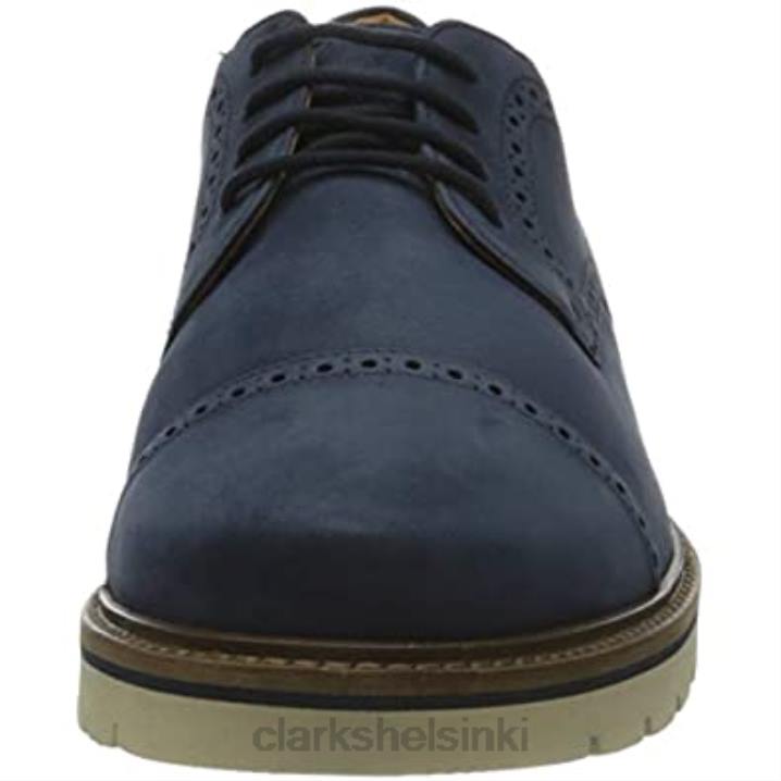 miesten Bayhill-lippis oxford tummansininen nubuck clarks Clarks miehet 2DHN966 tummansininen nubukki