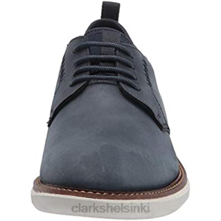 miesten Brant matala oxford clarks navy nubuck Clarks miehet 2DHN1807