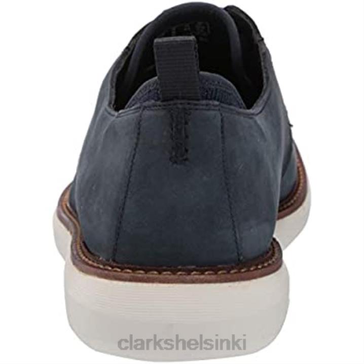 miesten Brant matala oxford clarks navy nubuck Clarks miehet 2DHN1807