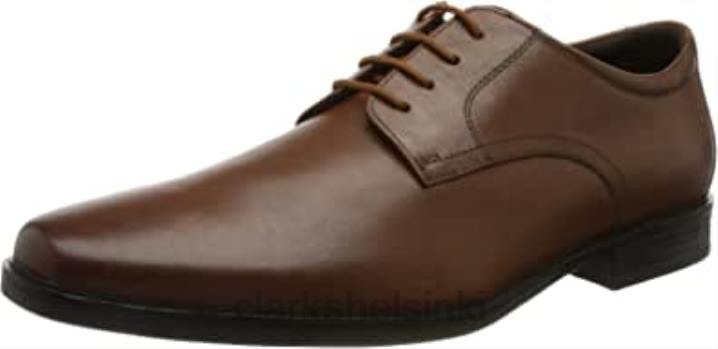 miesten Howard-kävely oxford-schuh clarks tumma rusketus lea Clarks miehet 2DHN1165 tumma rusketus lea