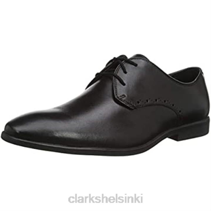 miesten bampton park oxford flat clarks musta nahka Clarks miehet 2DHN1175 musta nahka