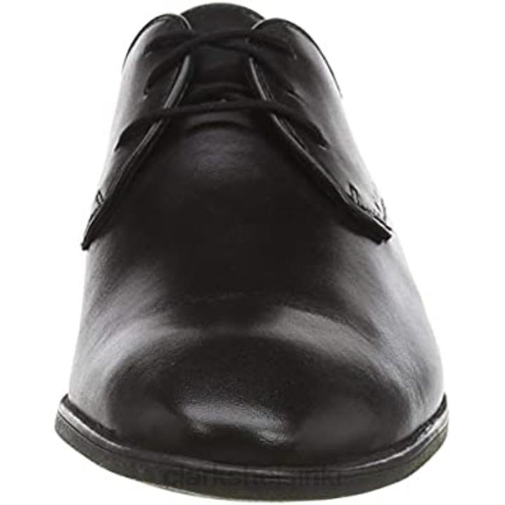 miesten bampton park oxford flat clarks musta nahka Clarks miehet 2DHN1175 musta nahka