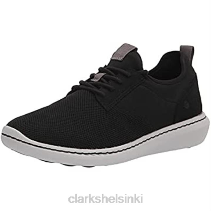 miesten step urban low oxford mustat tekstiiliklarkit Clarks miehet 2DHN1254 musta tekstiili