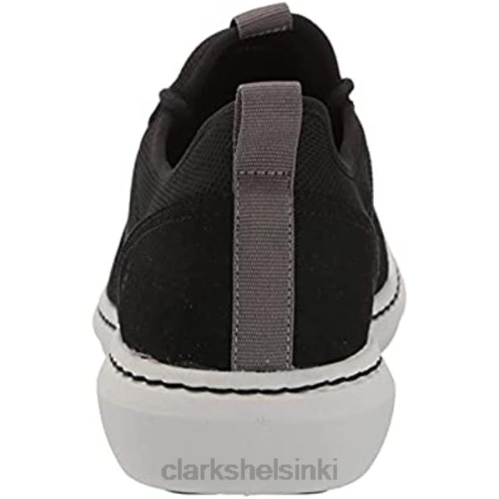 miesten step urban low oxford mustat tekstiiliklarkit Clarks miehet 2DHN1254 musta tekstiili