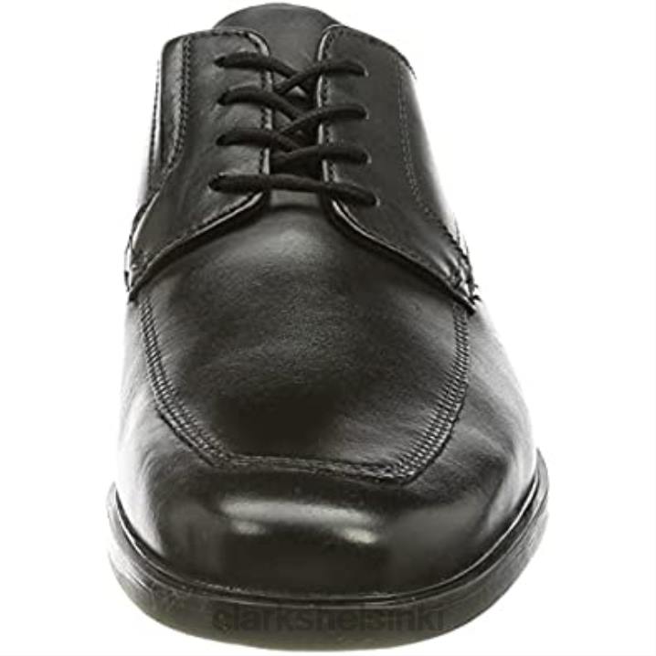 musta miesten Howard-esiliina oxford-schuh clarks Clarks miehet 2DHN2156 musta nahka