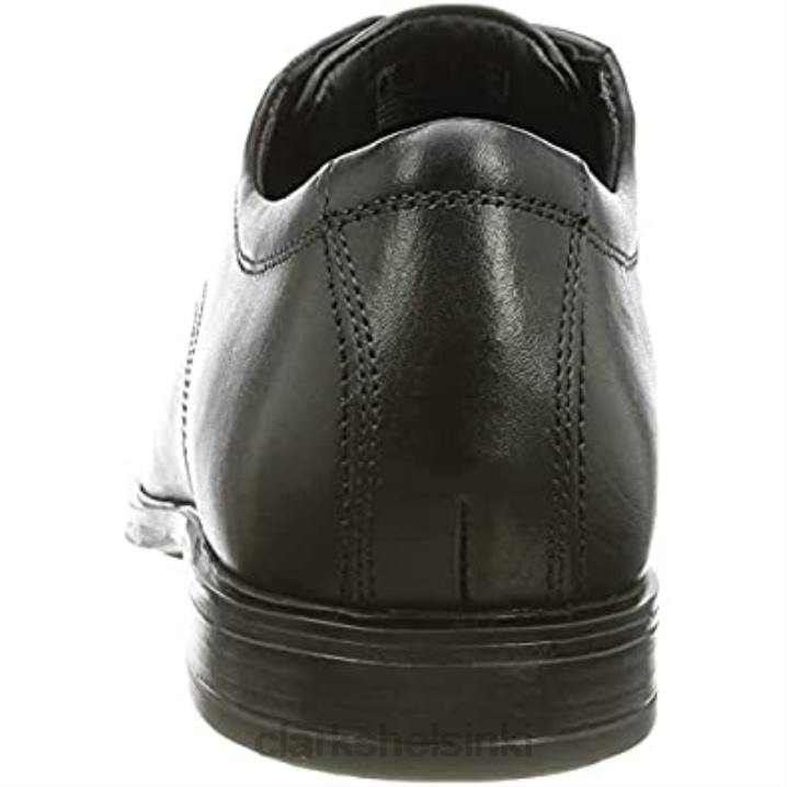 musta miesten Howard-esiliina oxford-schuh clarks Clarks miehet 2DHN2156 musta nahka