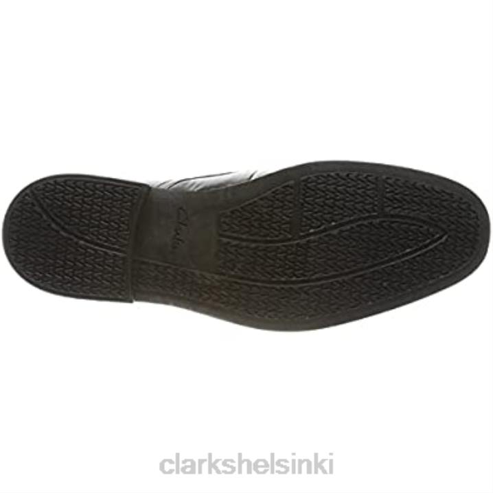 musta miesten Howard-esiliina oxford-schuh clarks Clarks miehet 2DHN2156 musta nahka