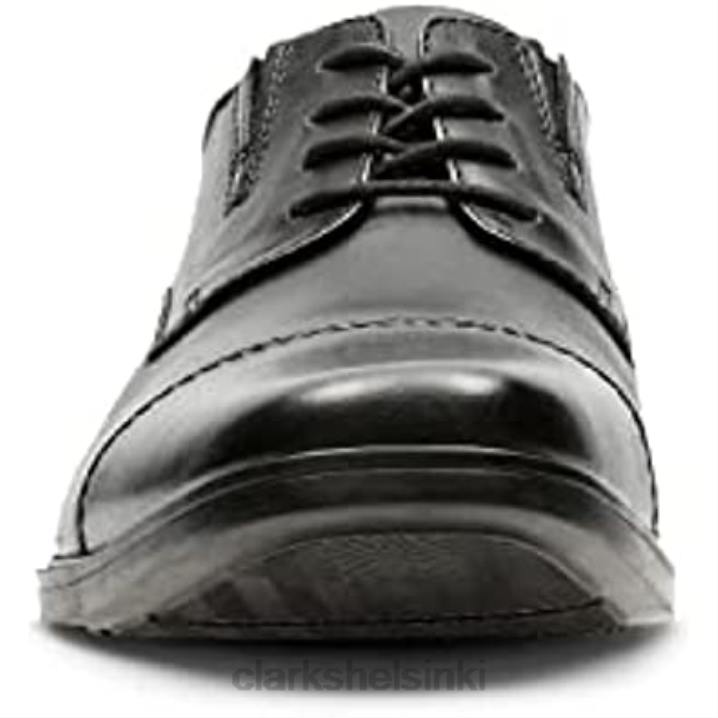 musta miesten tilden-lippis oxford clarks Clarks miehet 2DHN2244 musta nahka