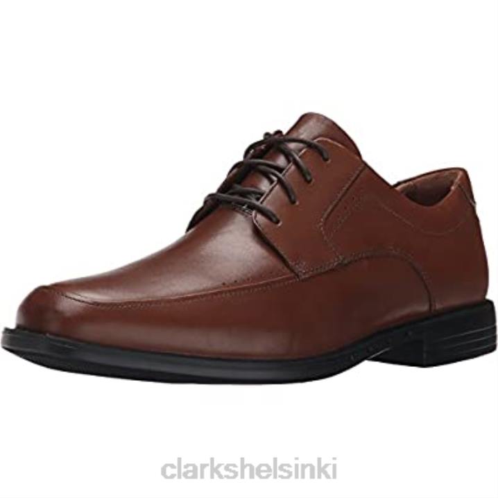 ruskeanruskeat nahkaiset clarks miesten un bizley view oxford -kengät Clarks miehet 2DHN1456