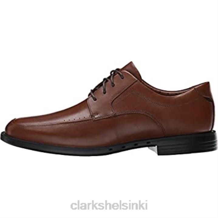 ruskeanruskeat nahkaiset clarks miesten un bizley view oxford -kengät Clarks miehet 2DHN1456