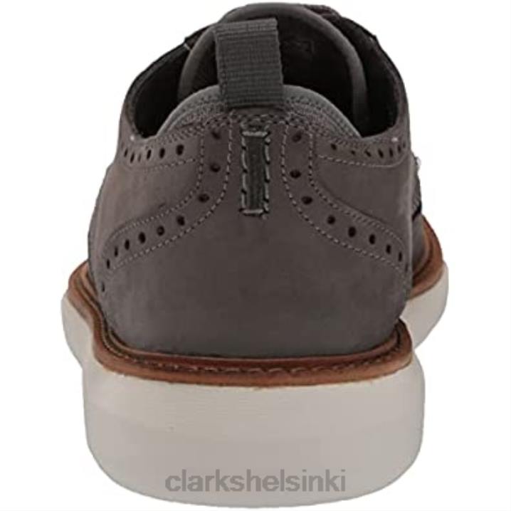 tummanharmaa nubuck clarks miesten brantoxford Clarks miehet 2DHN2035 tummanharmaa nubukki