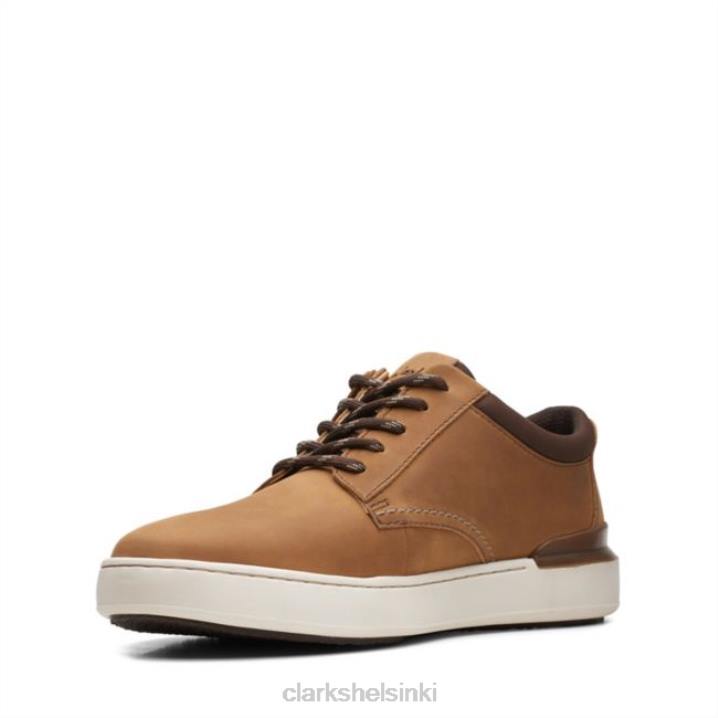 clarks light tan court lite derby light tan Clarks miehet 2DHN5441 kevyt rusketus