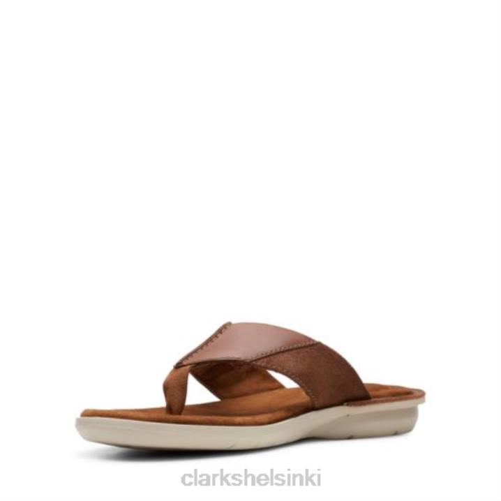 clarks ellison easy tan nahka Clarks miehet 2DHN4418 ruskea nahka