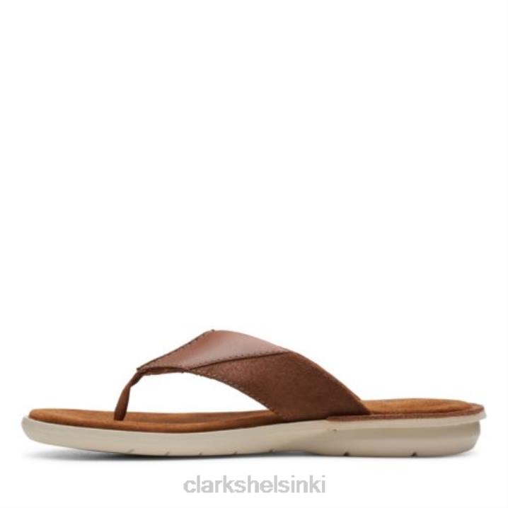 clarks ellison easy tan nahka Clarks miehet 2DHN4418 ruskea nahka