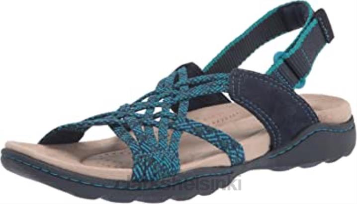 clarks miesten amanda ease fisherman sandaali navy combi Clarks miehet 2DHN2074 laivaston yhdistelmä